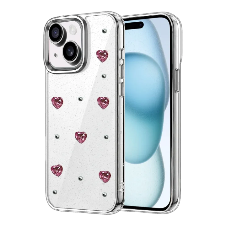 Mey İthalat®  Apple iPhone 15 Plus Fiyonk Desenli Kapak - Desen 3