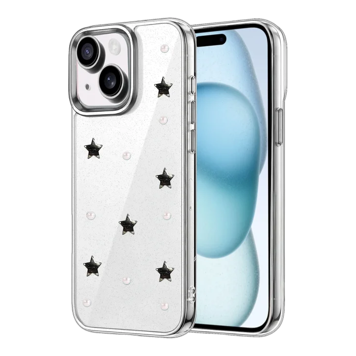 Mey İthalat®  Apple iPhone 15 Plus Fiyonk Desenli Kapak - Desen 7