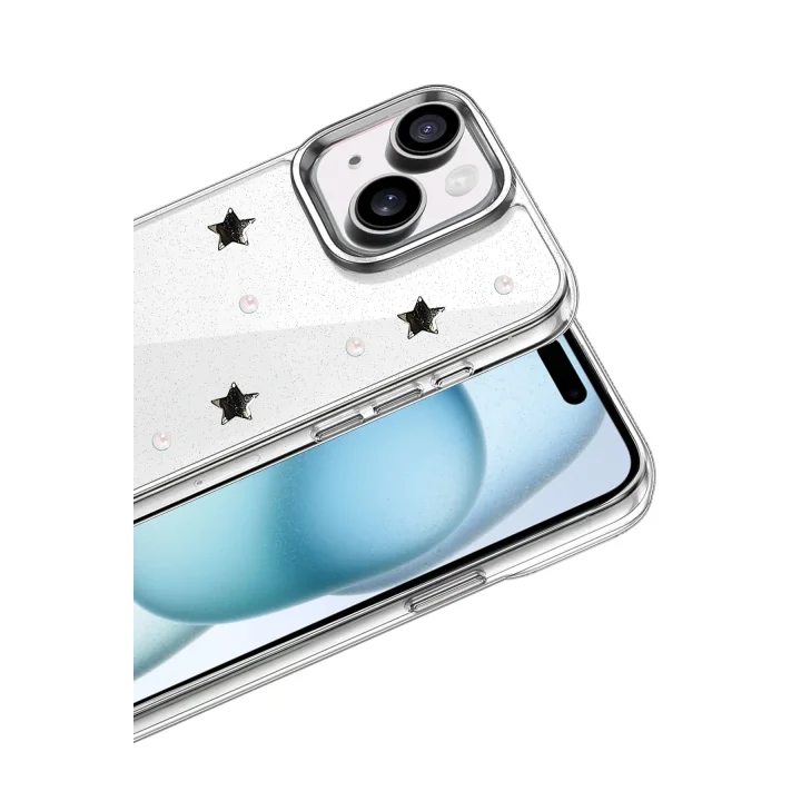 Mey İthalat®  Apple iPhone 15 Plus Fiyonk Desenli Kapak - Desen 7