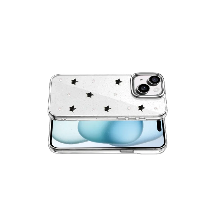 Mey İthalat®  Apple iPhone 15 Plus Fiyonk Desenli Kapak - Desen 7