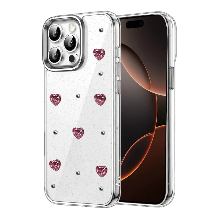 Mey İthalat®  Apple iPhone 15 Pro Fiyonk Desenli Kapak - Desen 3