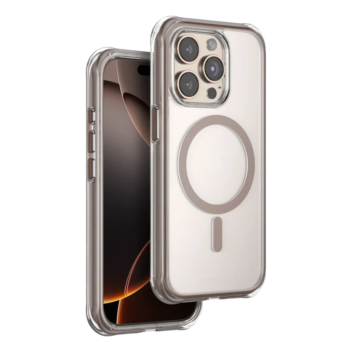 Mey İthalat®  Apple iPhone 15 Pro Max Hulk Magsafe Kapak - Çöl Titanyum