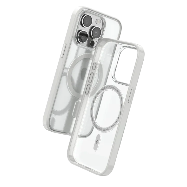 Mey İthalat®  Apple iPhone 15 Pro Max Joly Magsafe Kapak - Beyaz