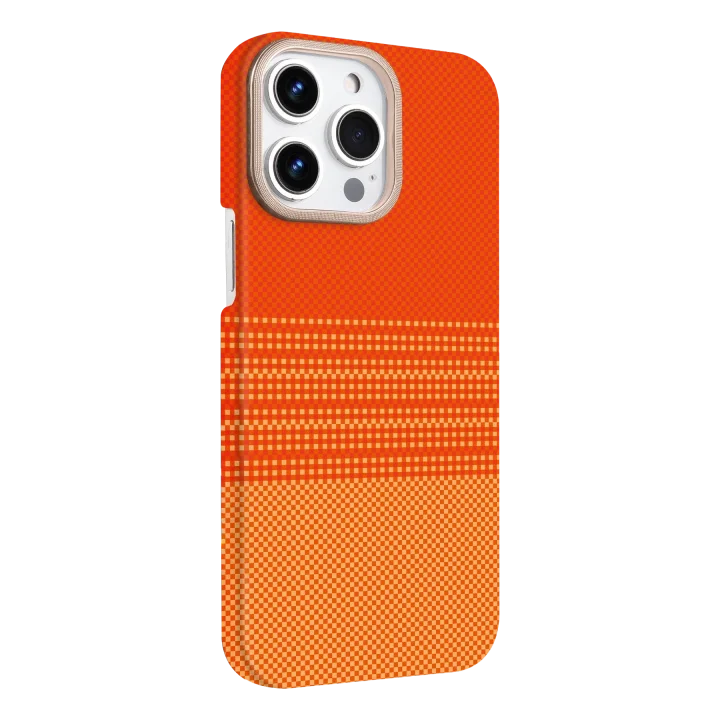 Mey İthalat®   iPhone 15 Pro Max Vega Magsafe Kapak - Turuncu