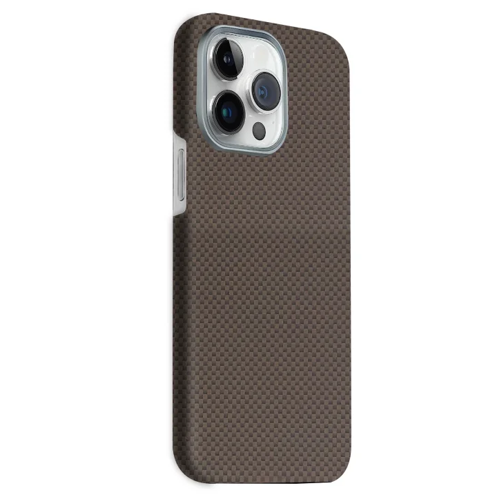 Mey İthalat®   iPhone 15 Pro Max Volt Magsafe Kapak - Kahverengi