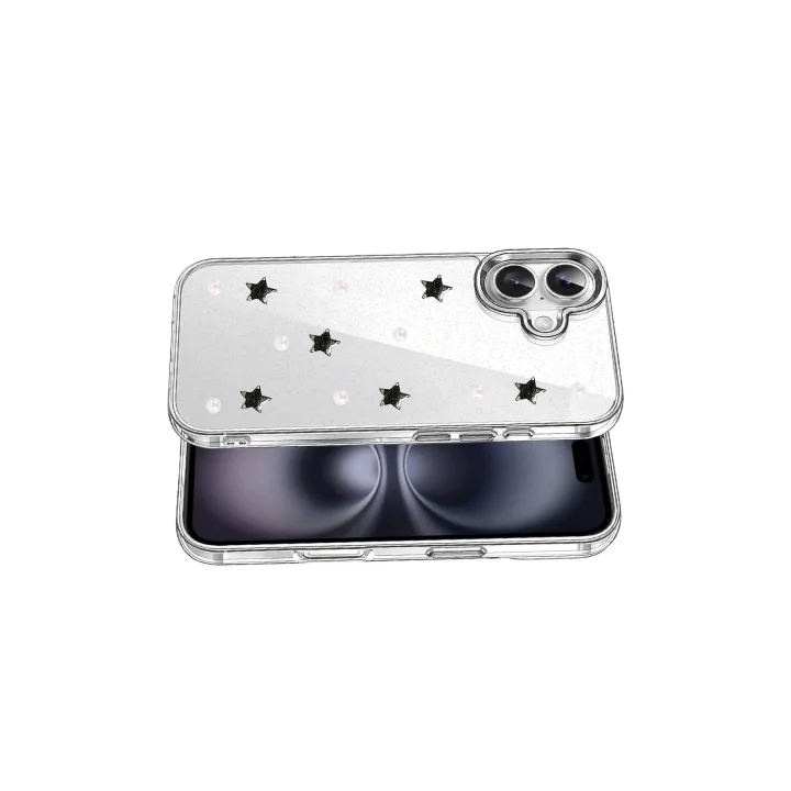 Mey İthalat®  Apple iPhone 16 Plus Fiyonk Desenli Kapak - Desen 7