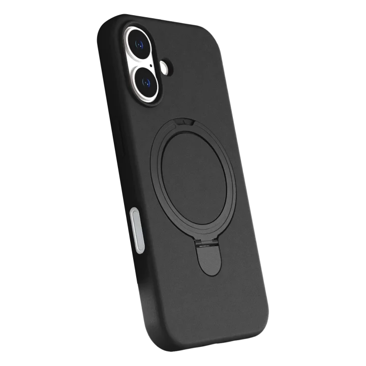 Mey İthalat®  Apple iPhone 16 Plus Regal Magsafe Standlı Kapak - Siyah