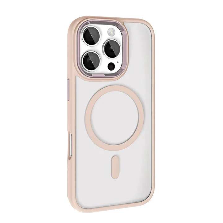 Mey İthalat®   iPhone 16 Pro Max Terea Magsafe Kapak - Pembe