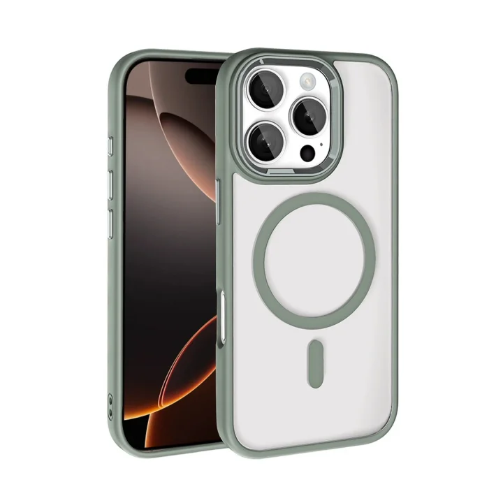 Mey İthalat®  Apple iPhone 16 Pro Max Terea Magsafe Kapak - Titan Gri