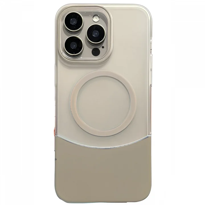 Mey İthalat®  Apple iPhone 16 Pro Max Velar Magsafe Kapak - Natural Grey