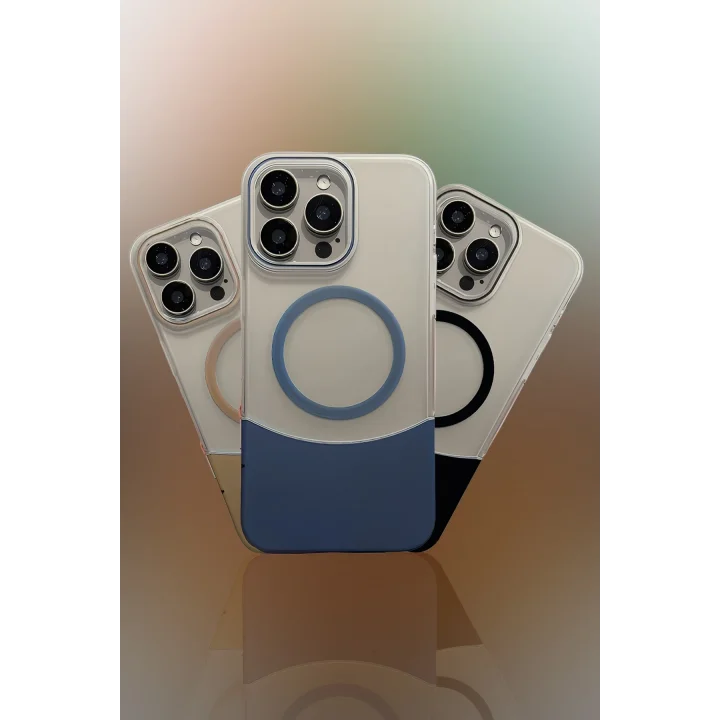 Mey İthalat®  Apple iPhone 16 Pro Velar Magsafe Kapak - Siyah