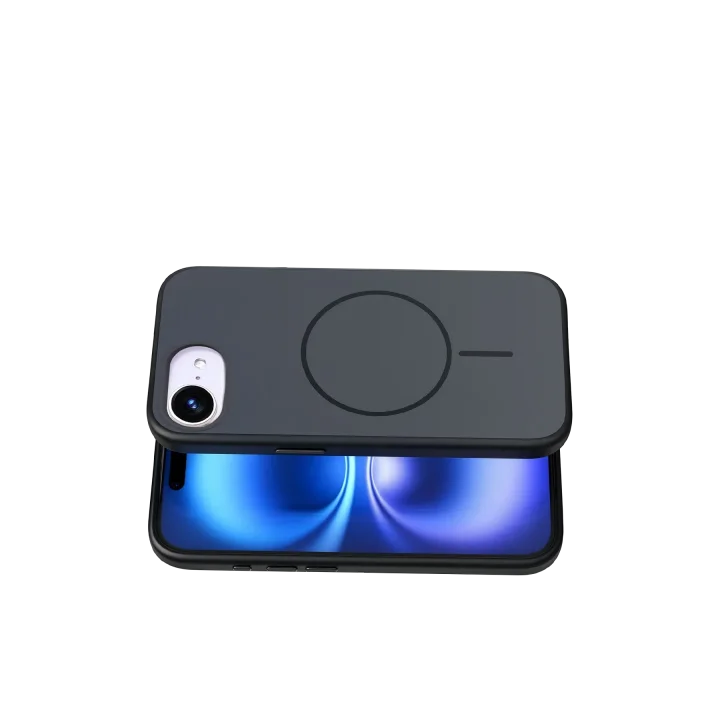 Mey İthalat®  Apple iPhone 16E Neva Magsafe Kapak - Siyah