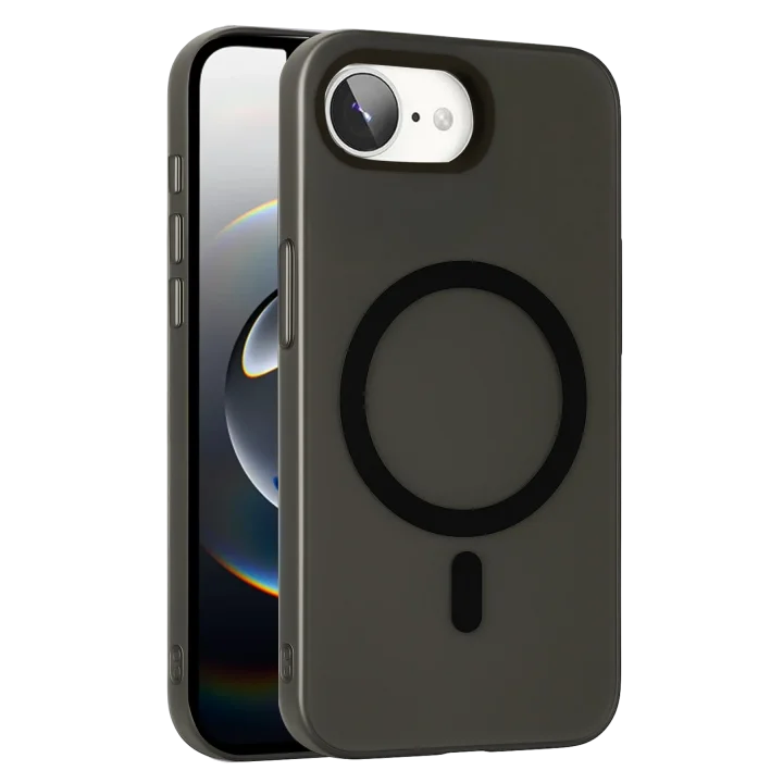 Mey İthalat®  Apple iPhone 16E Tuna PC Slim Magsafe Kapak - Siyah