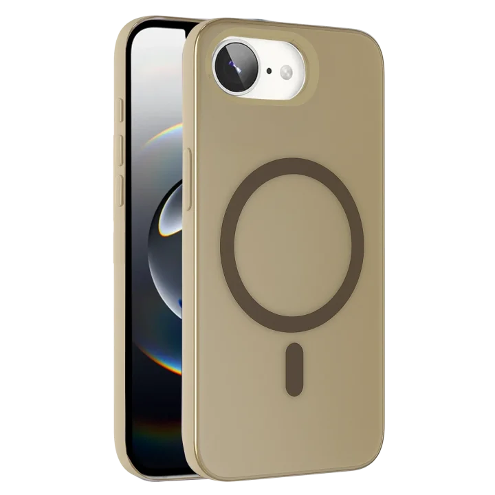 Mey İthalat®  Apple iPhone 16E Tuna PC Slim Magsafe Kapak - Titan Gri