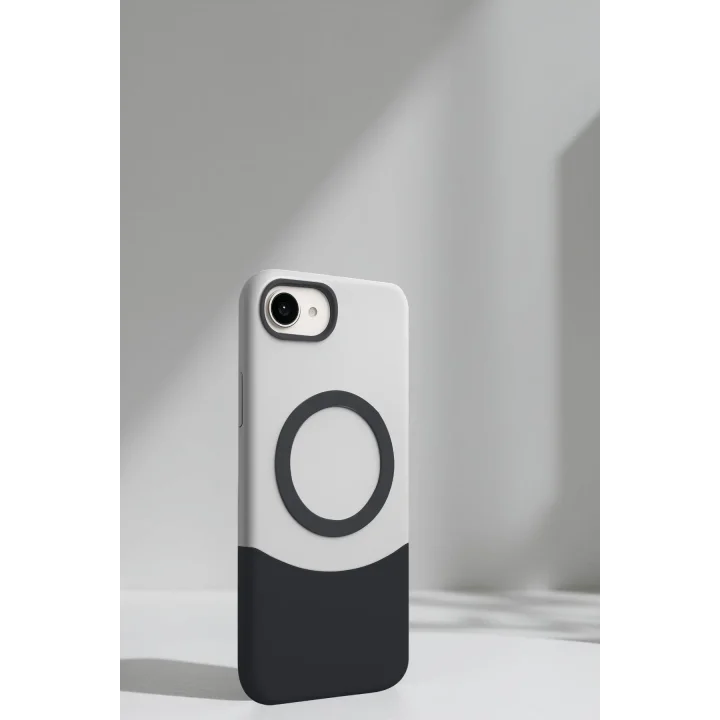 Mey İthalat®  Apple iPhone 16E Velar Magsafe Kapak - Çöl Titanyum