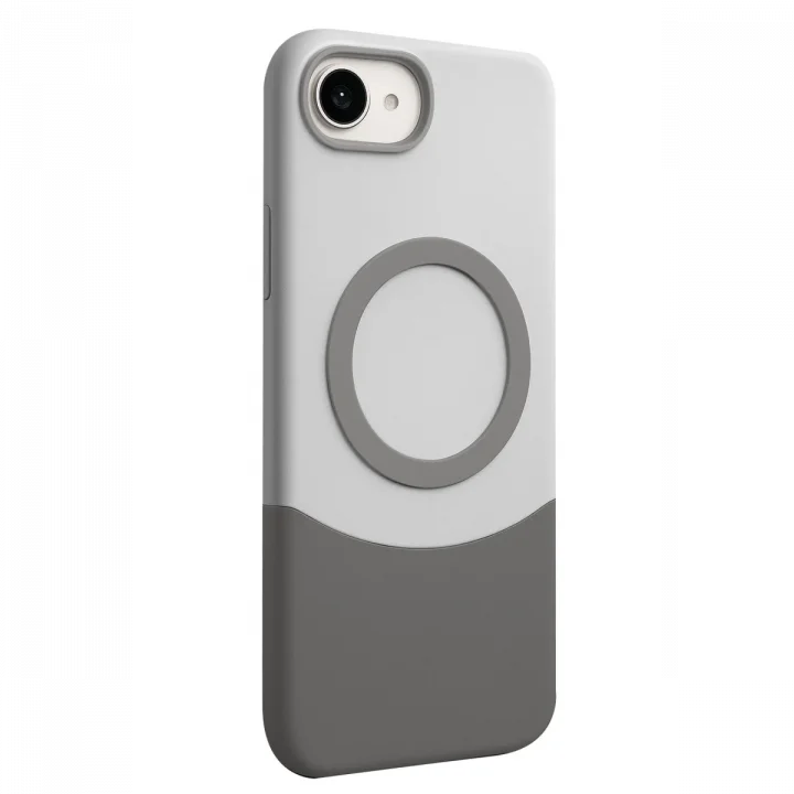 Mey İthalat®  Apple iPhone 16E Velar Magsafe Kapak - Natural Grey