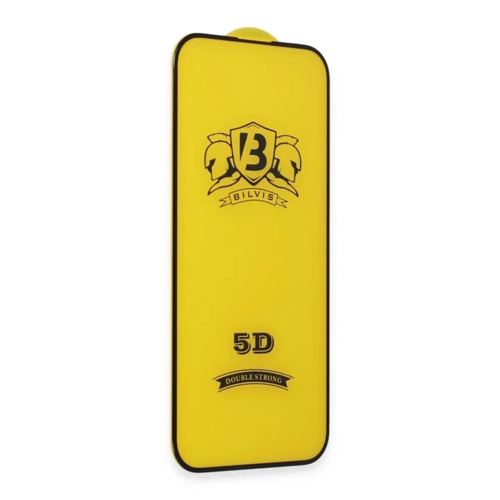 Mey İthalat®  Apple iPhone 17 Air Bilvis 3D Cam Ekran Koruyucu - Siyah