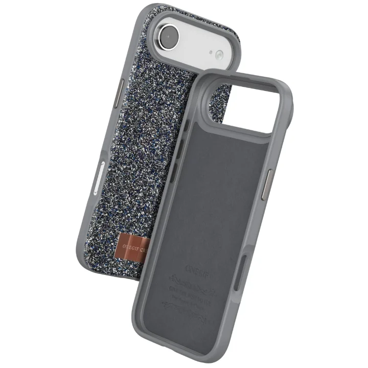 Mey İthalat®  Apple iPhone 17 Air Bright Simli Kapak - Gümüş