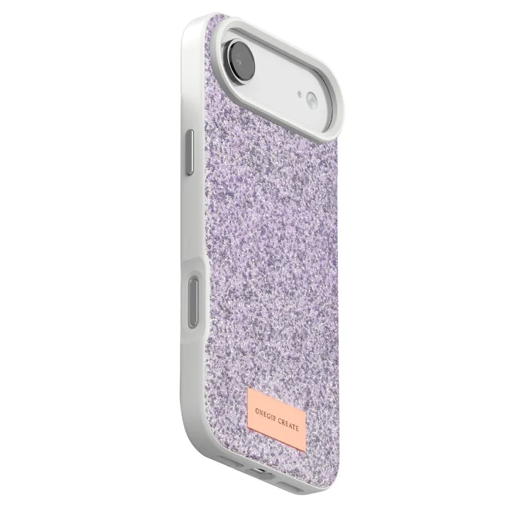 Mey İthalat®  Apple iPhone 17 Air Bright Simli Kapak - Lila