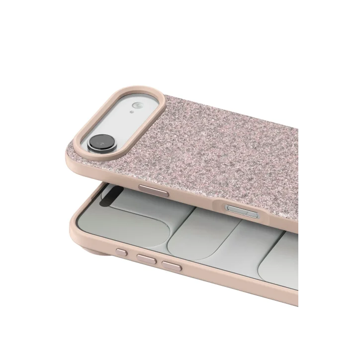 Mey İthalat®  Apple iPhone 17 Air Bright Simli Kapak - Pembe