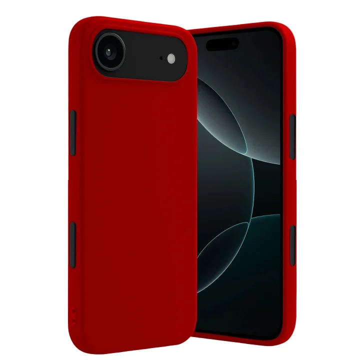 Mey İthalat®  Apple iPhone 17 Air First Silikon - Kırmızı