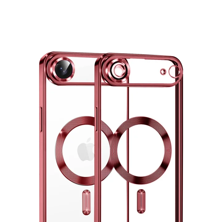 Mey İthalat®  Apple iPhone 17 Air Kross Magneticsafe Kapak - Kırmızı