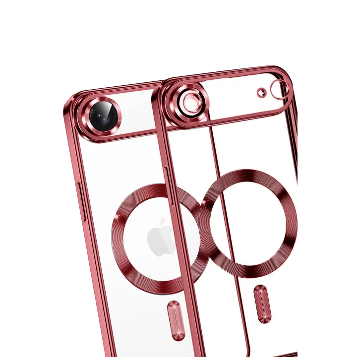 Mey İthalat®  Apple iPhone 17 Air Kross Magneticsafe Kapak - Kırmızı