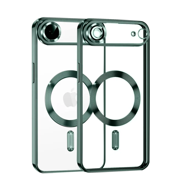 Mey İthalat®   iPhone 17 Air Kross Magneticsafe Kapak - Koyu Yeşil