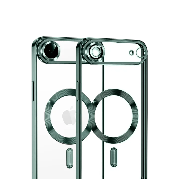 Mey İthalat®   iPhone 17 Air Kross Magneticsafe Kapak - Koyu Yeşil