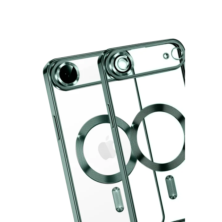 Mey İthalat®   iPhone 17 Air Kross Magneticsafe Kapak - Koyu Yeşil
