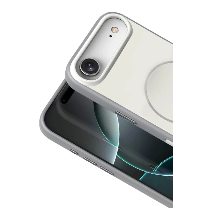 Mey İthalat®   iPhone 17 Air Neva Magsafe Kapak - Gri