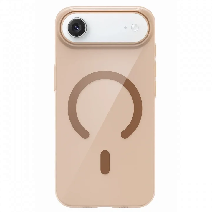 Mey İthalat®   iPhone 17 Air PC Blank Magsafe Kapak - Çöl Titanyum