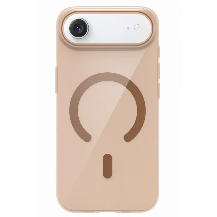 Mey İthalat®   iPhone 17 Air PC Blank Magsafe Kapak - Çöl Titanyum