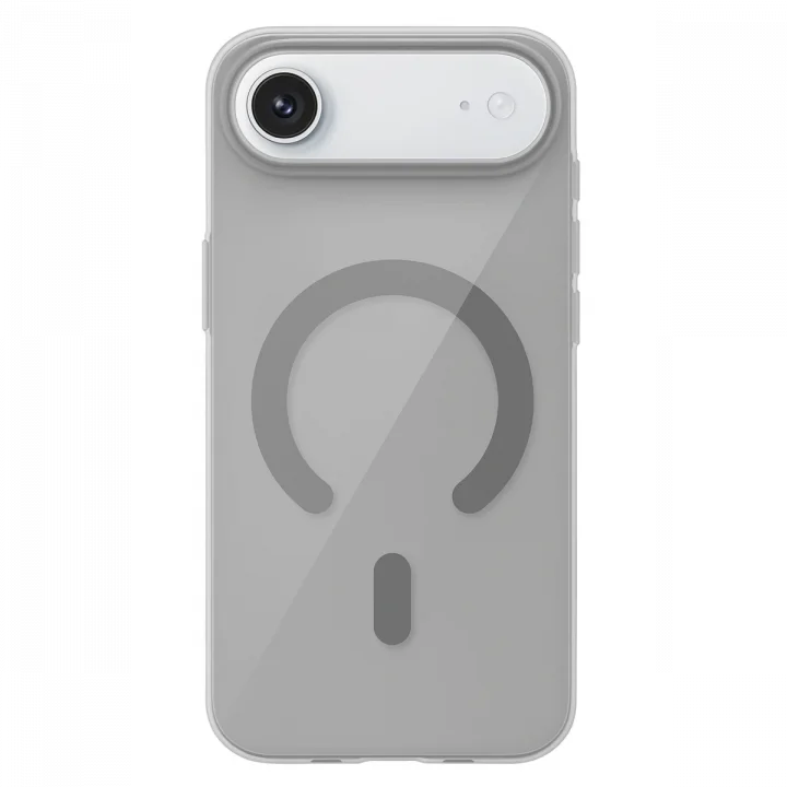 Mey İthalat®   iPhone 17 Air PC Blank Magsafe Kapak - Natural Grey