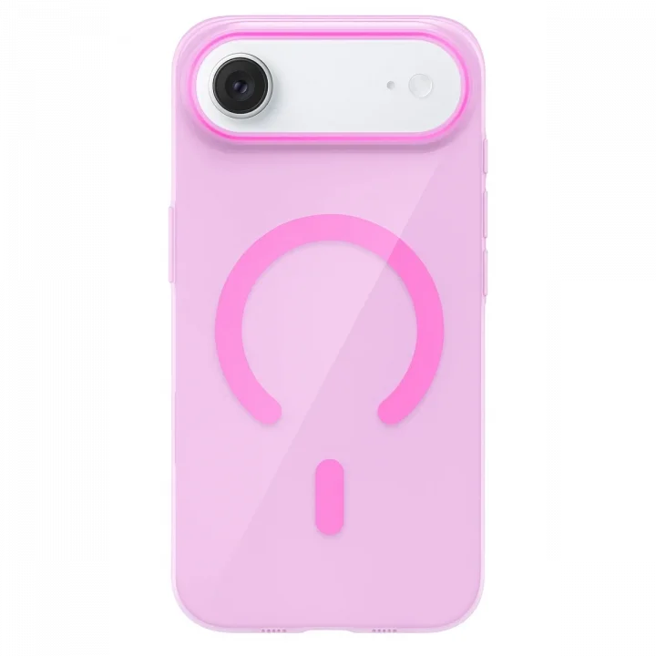 Mey İthalat®   iPhone 17 Air PC Blank Magsafe Kapak - Pembe