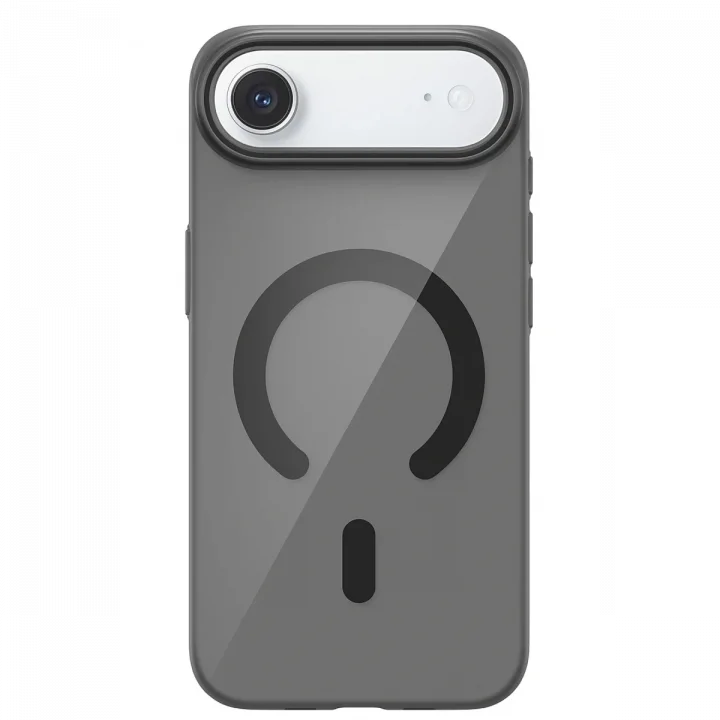 Mey İthalat®   iPhone 17 Air PC Blank Magsafe Kapak - Siyah