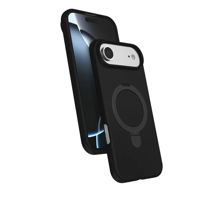 Mey İthalat®  Apple iPhone 17 Air Regal Magsafe Standlı Kapak - Siyah