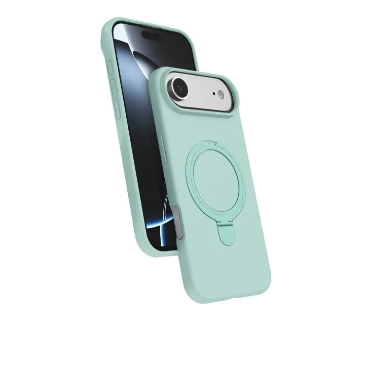 Mey İthalat®  Apple iPhone 17 Air Regal Magsafe Standlı Kapak - Su Yeşili