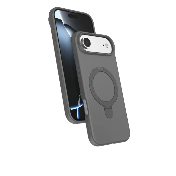 Mey İthalat®  Apple iPhone 17 Air Regal Magsafe Standlı Kapak - Titan Gri