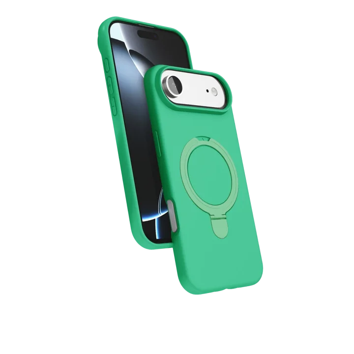 Mey İthalat®  Apple iPhone 17 Air Regal Magsafe Standlı Kapak - Yeşil