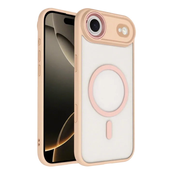Mey İthalat®   iPhone 17 Air Terea Magsafe Kapak - Pembe