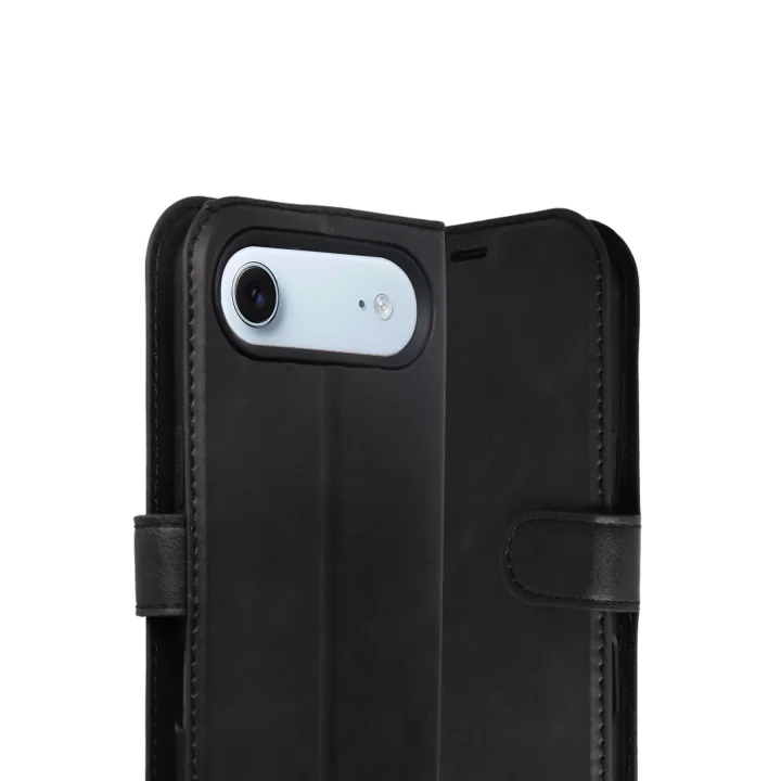 Mey İthalat®  Apple iPhone 17 Air Trend S Plus Kapaklı Kılıf - Siyah