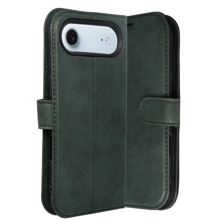 Mey İthalat®  Apple iPhone 17 Air Trend S Plus Kapaklı Kılıf - Yeşil