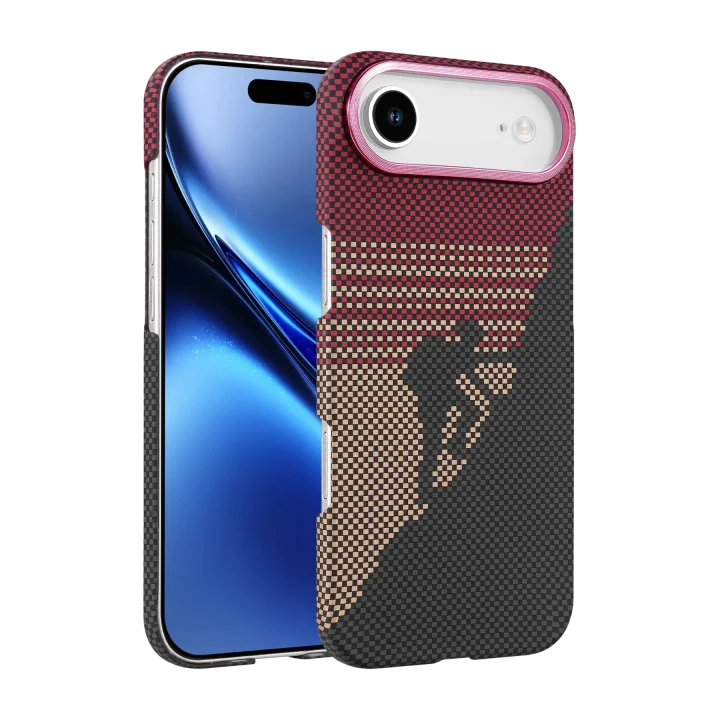 Mey İthalat®  Apple iPhone 17 Air Vega Magsafe Kapak - Kırmızı