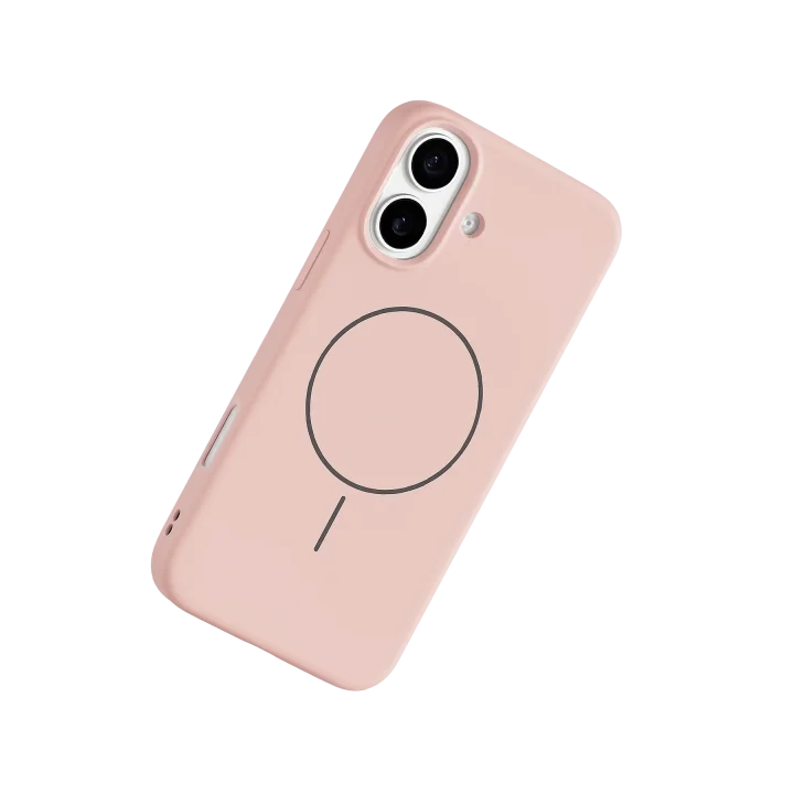 Mey İthalat®   iPhone 17 Jully Magsafe Kapak - Pudra