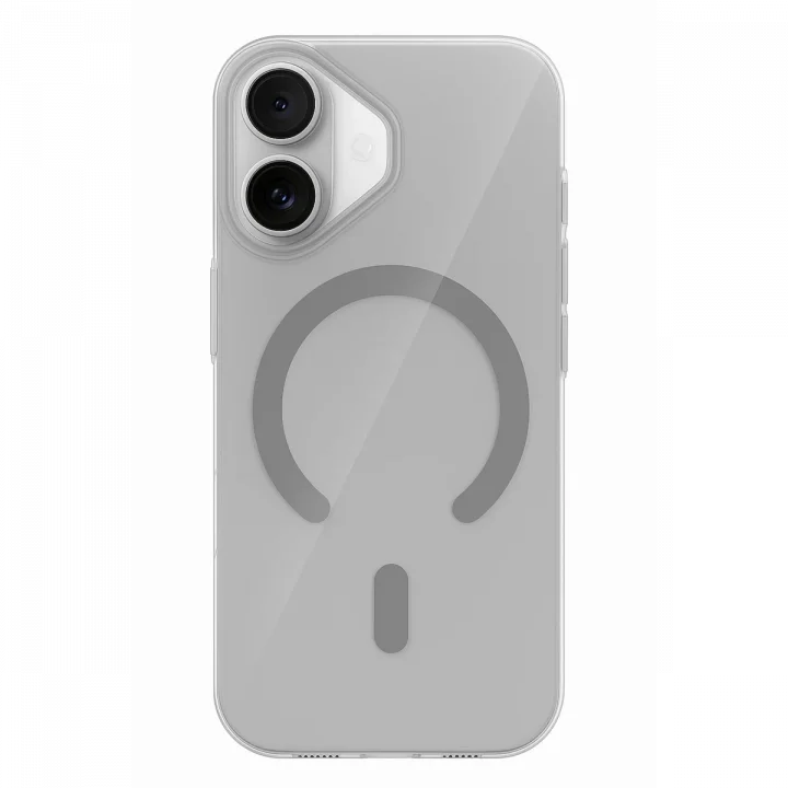 Mey İthalat®  Apple iPhone 17 PC Blank Magsafe Kapak - Natural Grey