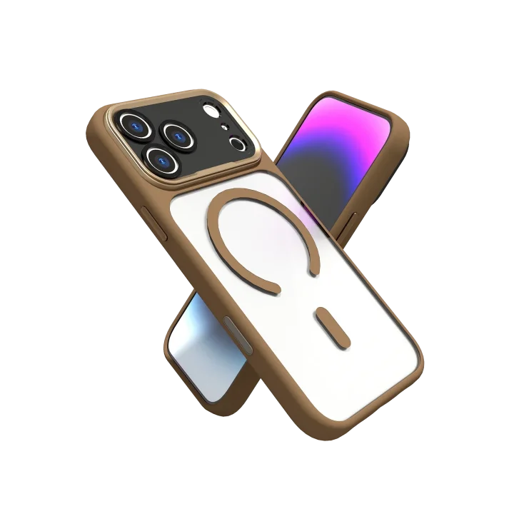 Mey İthalat®   iPhone 17 Pro Hazar Magsafe Kapak - Gold