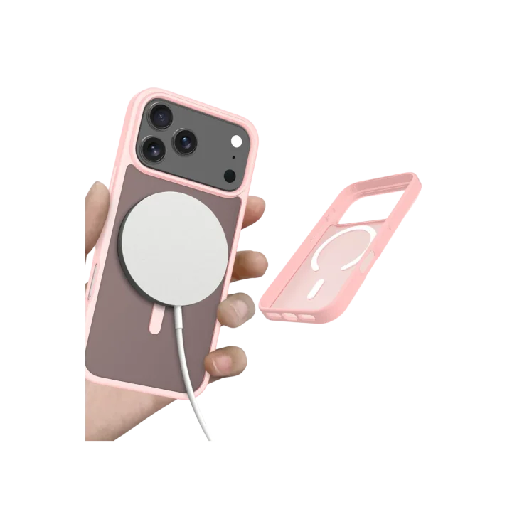 Mey İthalat®   iPhone 17 Pro Jota Magsafe Kapak - Pudra
