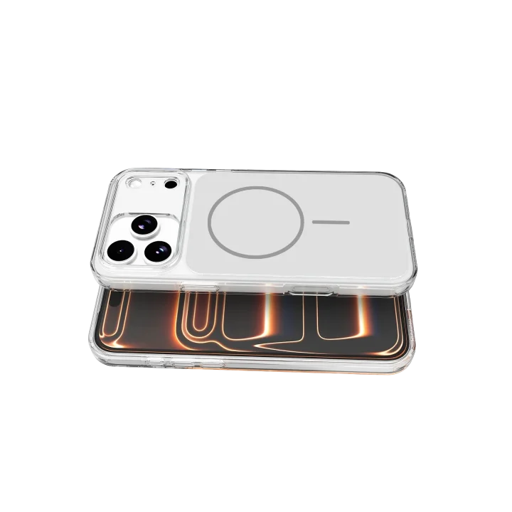 Mey İthalat®  Apple iPhone 17 Pro Max Bruma Magsafe Kapak - Gümüş