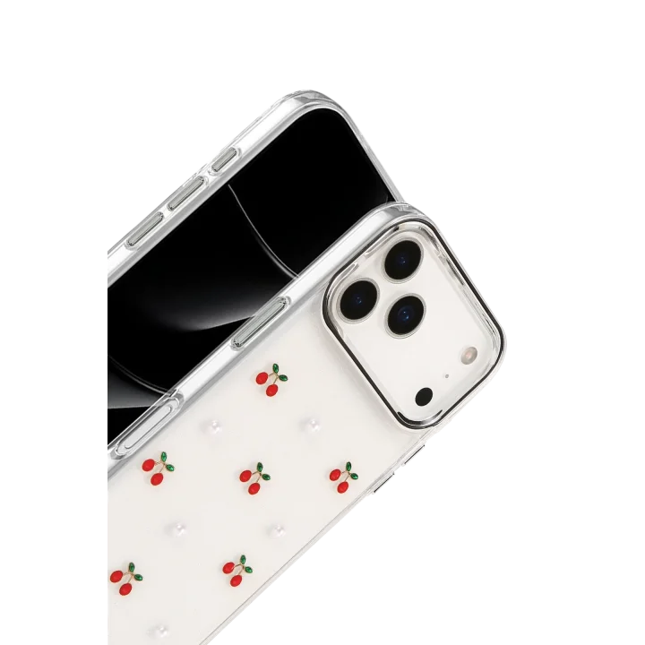 Mey İthalat®   iPhone 17 Pro Max Fiyonk Desenli Kapak - Desen 9